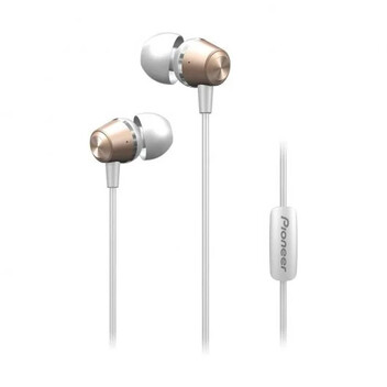 Pioneer SE-QL2T Auriculares con Micrófono Blanco/Oro Pioneer SE-QL2T Auriculares con Micrófono Blanco/Oro