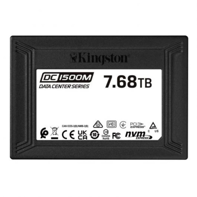 Kingston DC1500M 7.68 TB SSD NVMe U.2 PCIe Gen 3.0 x4