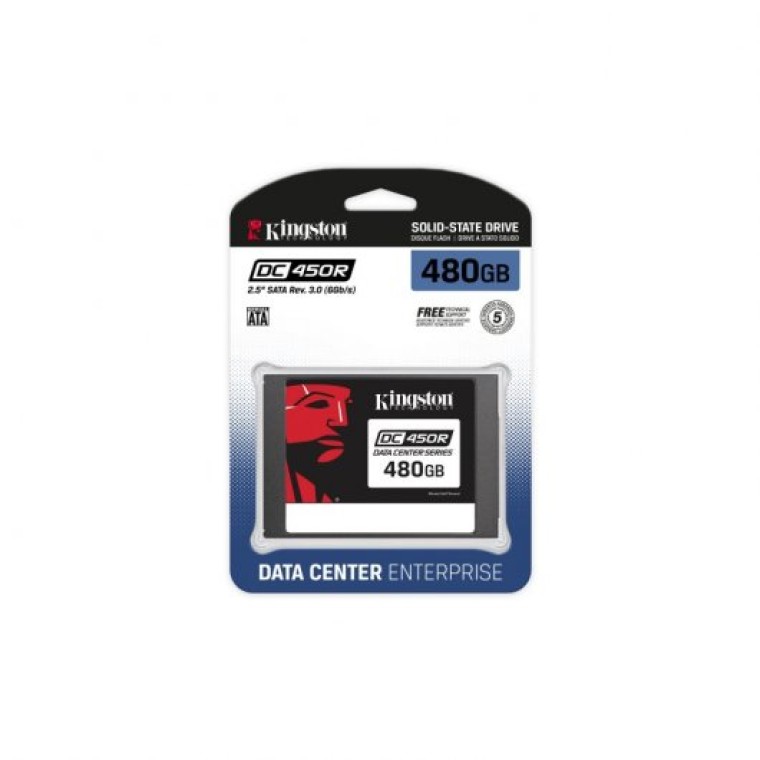 Kingston Data Center DC450R 2.5" 480GB 3D TLC SATA 3