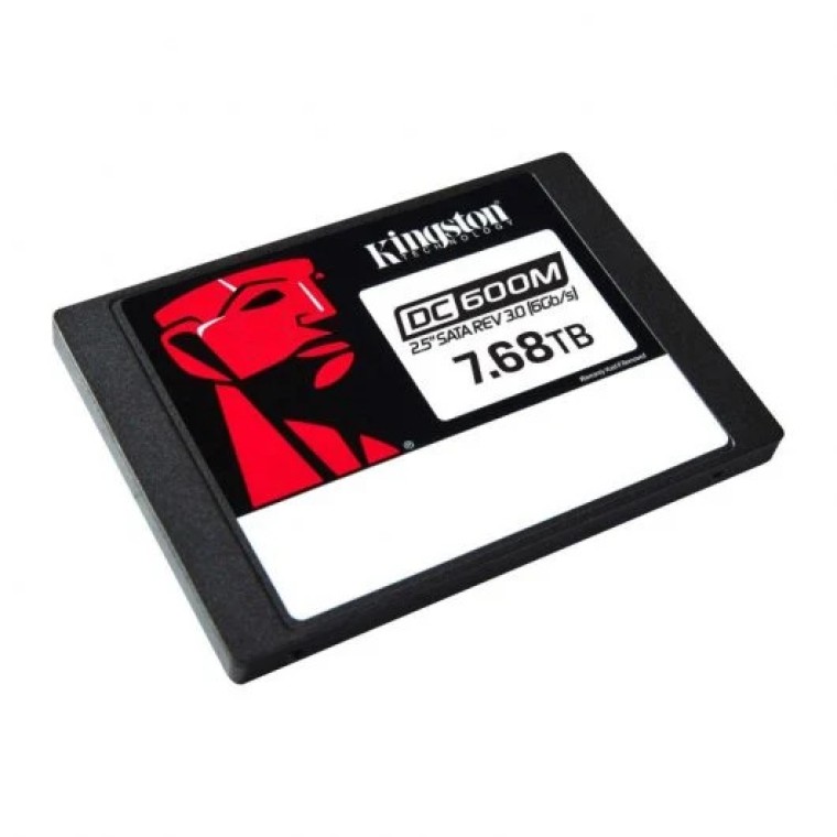 Kingston DC600M 2.5” SSD 7.68 TB Uso Mixto Enterprise SATA 3.0