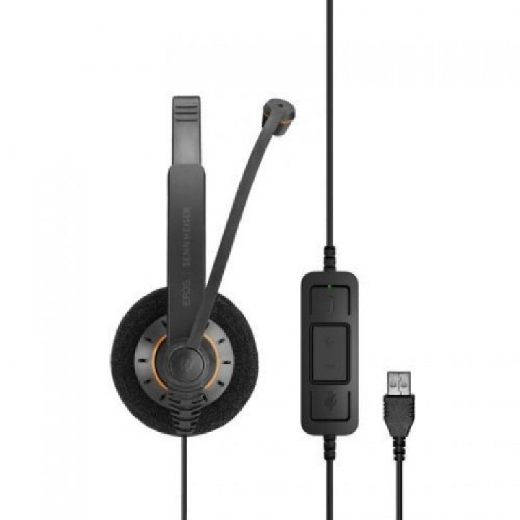 Sennheiser SC 60 USB Auriculares Negros