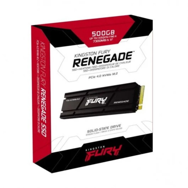 Kingston FURY Renegade 2TB SSD PCIe 4.0 NVMe con Disipador Térmico