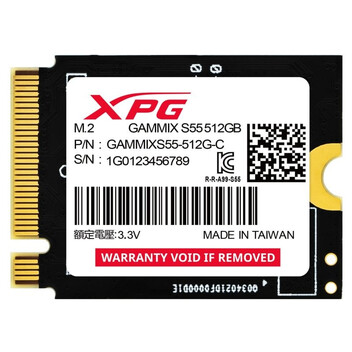 Disco Duro Adata Gammix S55 SSD 512GB M.2 PCIe Gen4 2230 Disco Duro Adata Gammix S55 SSD 512GB M.2 PCIe Gen4 2230