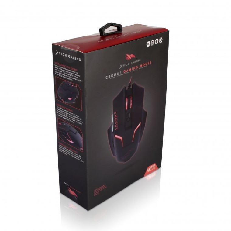 Sveon Cronus SGM232 Ratón Gaming 3200 DPI Negro