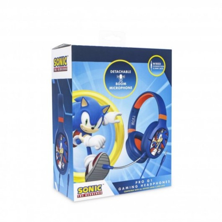 OTL Technologies Pro G1 Sonic The Hedgehog Auriculares Gaming Azul