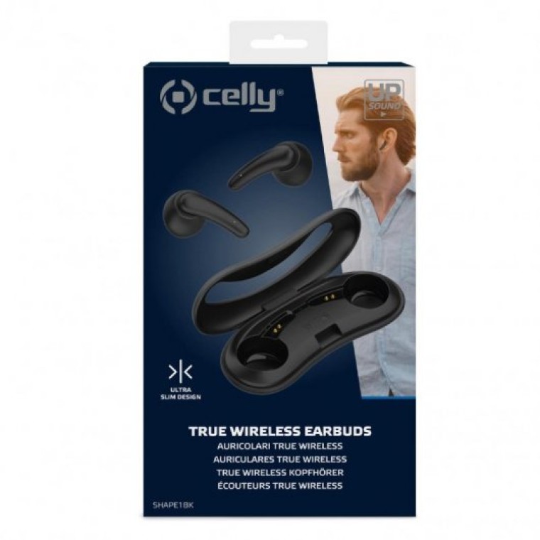 Celly SHAPE1 Auriculares Inalámbricos True Wireless Negros