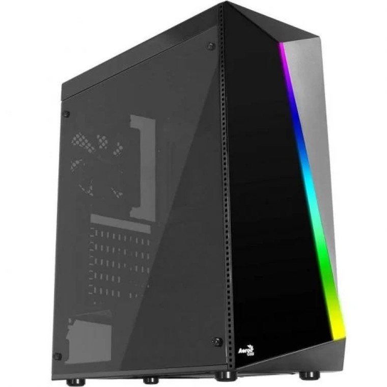 Aerocool Shard RGB USB 3.0 con Ventana Negra