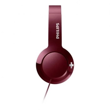 Philips Bass Plus SHL3075 Auriculares Con Micrófono Rojo Philips Bass Plus SHL3075 Auriculares Con Micrófono Rojo