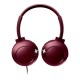 Philips Bass Plus SHL3075 Auriculares Con Micrófono Rojo