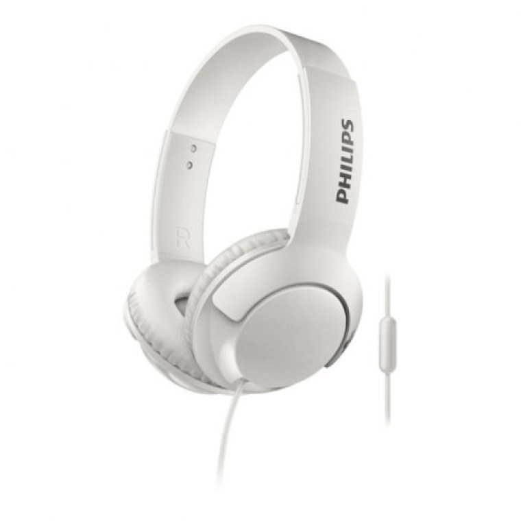 Philips Bass Plus SHL3075 Auriculares Con Micrófono Blancos