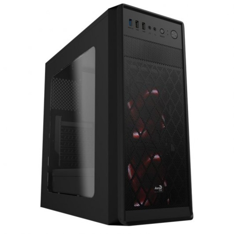 Aerocool SI-5100 Midi Tower con Ventana USB 3.2 Negra