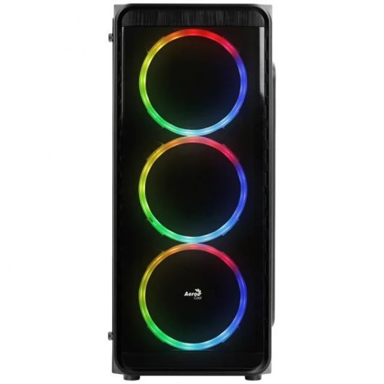 Aerocool SI-5200 RGB USB 3.0 con Ventana Negra