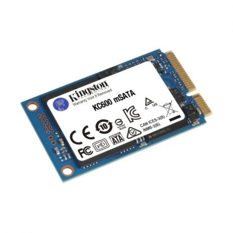 Kingston KC600 SSD 1TB SATA3 mSATA 3D TLC NAND