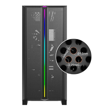 Torre PC Montech SKY ONE LITE Cristal Templado USB 3.2 Negra