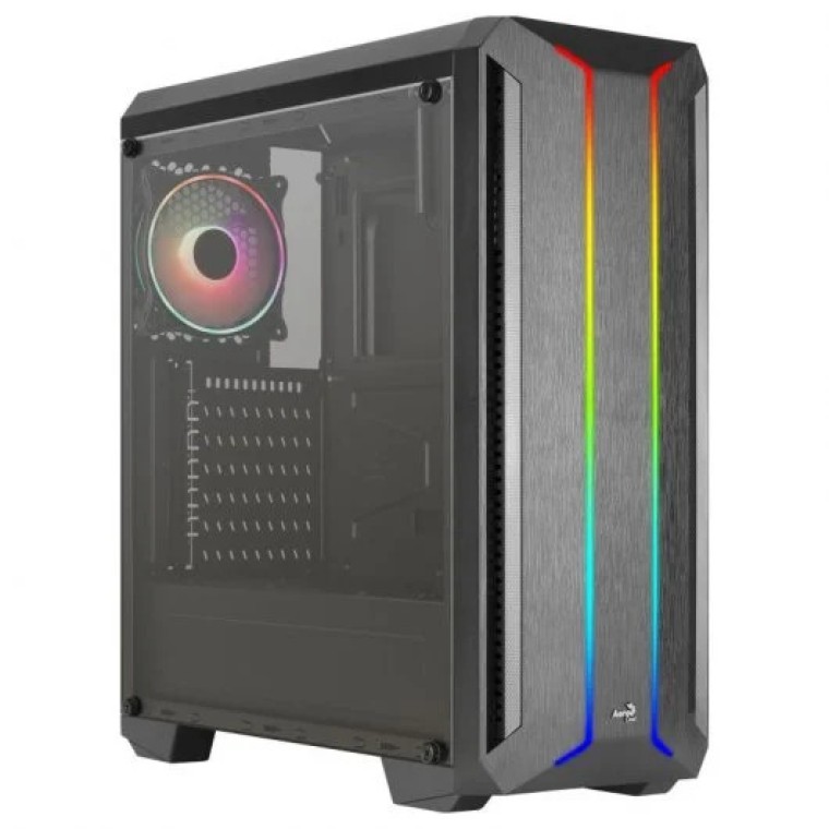 Aerocool Skyline ARG Cristal Acrílico USB 3.0 Negro