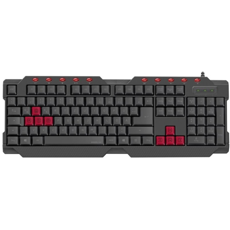 Speedlink Ferus Teclado Gaming Negro/Rojo