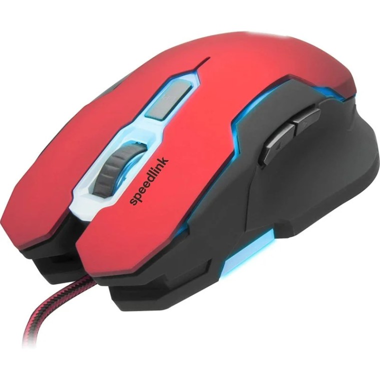 Speedlink Contus Ratón Gaming RGB 3200DPI Rojo/Negro