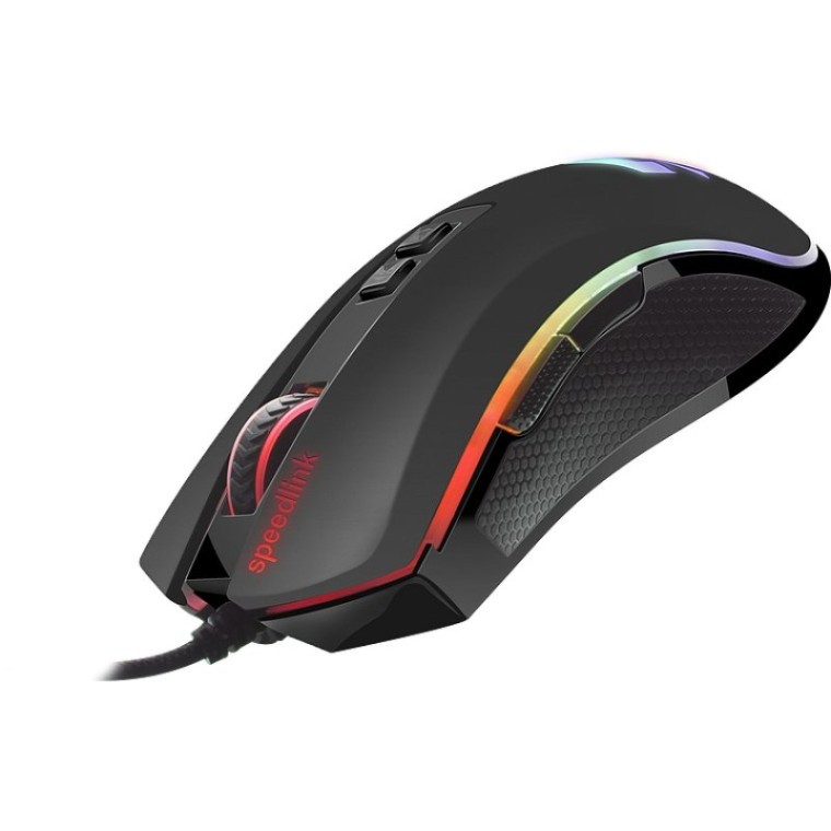 Speedlink Orios RGB Ratón Gaming 10000 DPI Negro