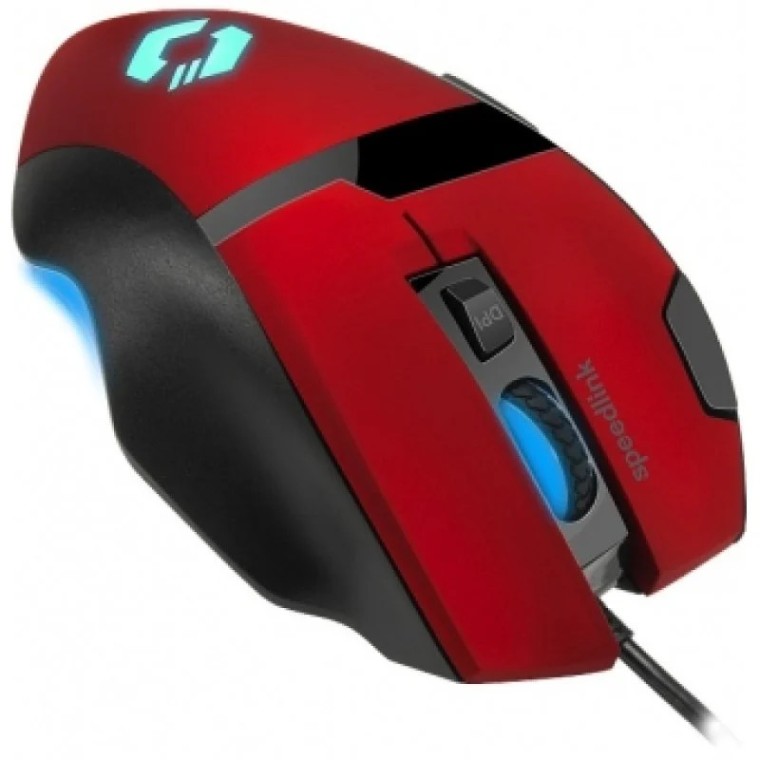 Speedlink Vades Ratón Gaming RGB 2400DPI Negro/Rojo