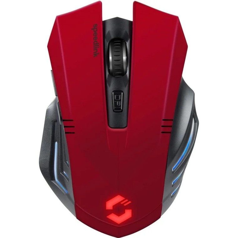 Speedlink Fortus Ratón Gaming Inalámbrico Negro/Rojo