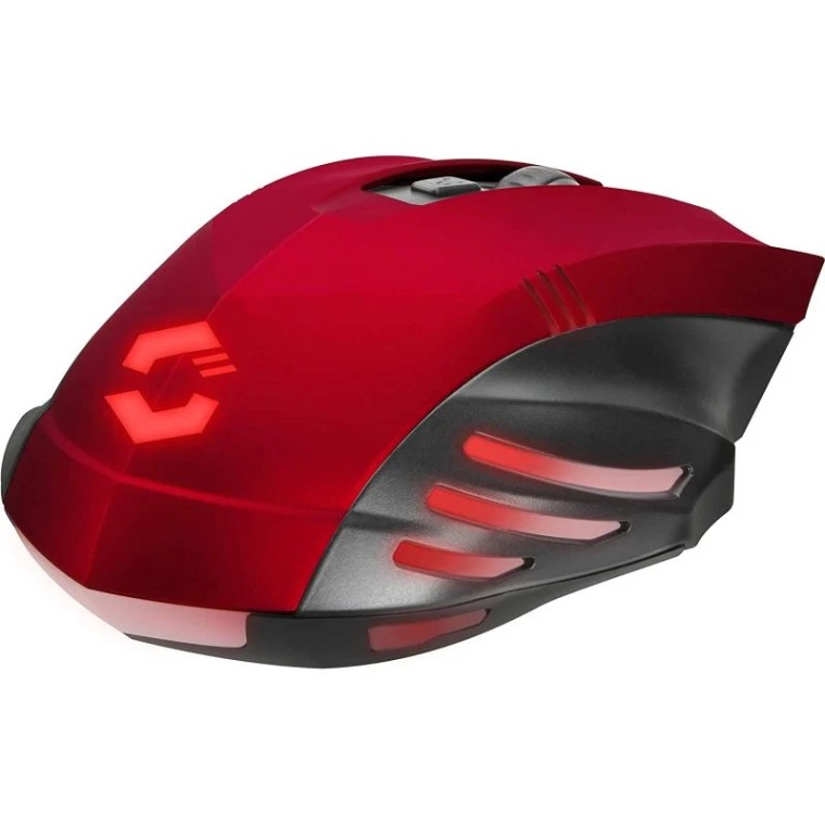 Speedlink Fortus Ratón Gaming Inalámbrico Negro/Rojo