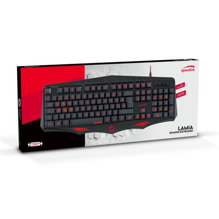 Speed Link Lamia Teclado Gaming Negro