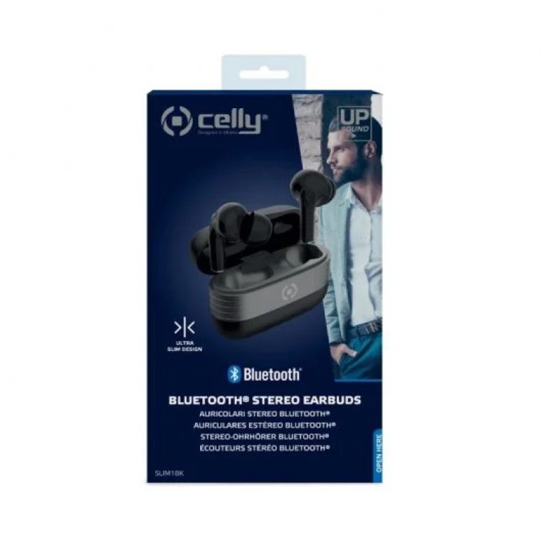 Celly Slim1 Auriculares Bluetooth Negros