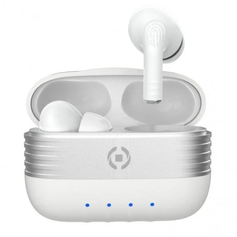 Celly Slim1 Auriculares Inalámbricos Blancos