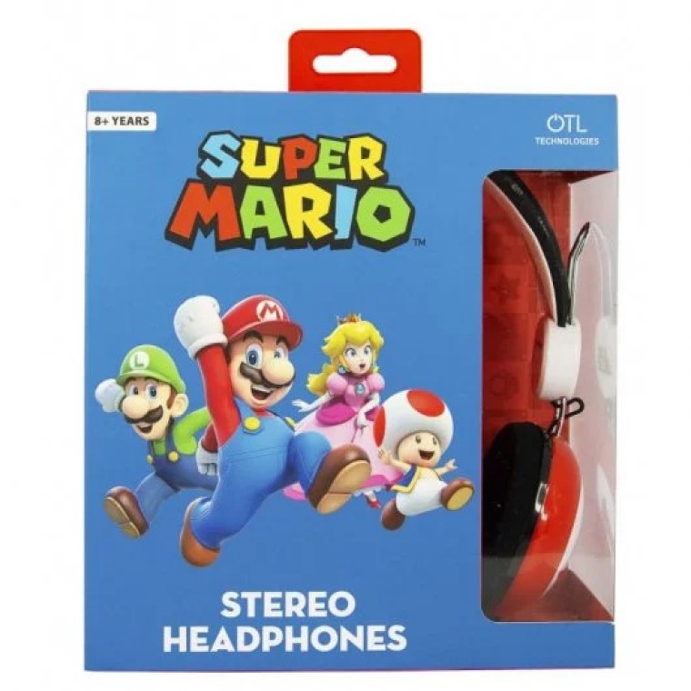 OTL Technologies Super Mario Bros Iconic M Dome Tween Auriculares Infantiles