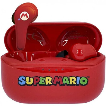 OTL Technologies Super Mario Auriculares Bluetooth V5.0 Rojos OTL Technologies Super Mario Auriculares Bluetooth V5.0 Rojos