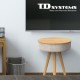 TD Systems SM30B11WC Altavoz Mesa Bluetooth 30W con Batería 2200mah Madera Cerezo