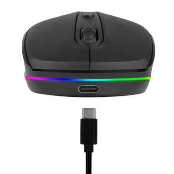 NGS Smog-RB Ratón Wireless RGB Multidispositivo Negro NGS Smog-RB Ratón Wireless RGB Multidispositivo Negro