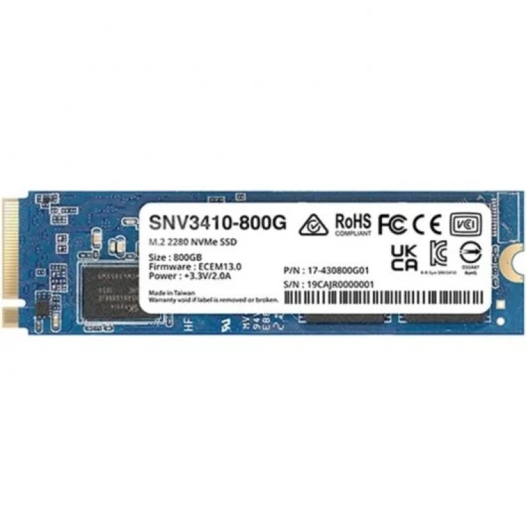 Synology SNV3410-800G SSD 800GB NVMe M.2 2280 PCIe 3.0