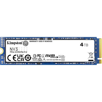 Disco Duro Kingston NV3 4TB Disco SSD 6000MB/s NVMe PCIe 4.0 M.2 Gen4 3D NAND Disco Duro Kingston NV3 4TB Disco SSD 6000MB/s NVMe PCIe 4.0 M.2 Gen4 3D NAND