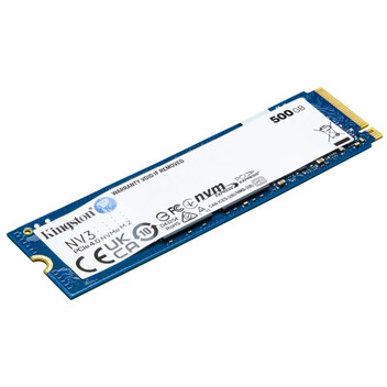 Disco Duro Kingston NV3 500GB SSD M.2 NVMe 2280 PCIe 4.0 3D NAND Disco Duro Kingston NV3 500GB SSD M.2 NVMe 2280 PCIe 4.0 3D NAND