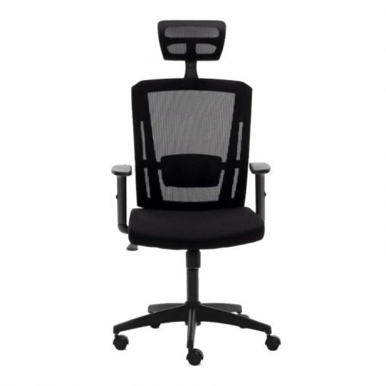 Euromof Sofía Silla de Oficina Ergonómica Negra