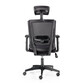 Euromof Sofía Silla de Oficina Ergonómica Negra