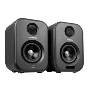 Phoenix Sonika Altavoces de Estudio Activos Bluetooth 50W RMS Negros Phoenix Sonika Altavoces de Estudio Activos Bluetooth 50W RMS Negros