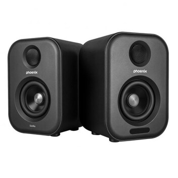 Phoenix Sonika Altavoces de Estudio Activos Bluetooth 50W RMS Negros Phoenix Sonika Altavoces de Estudio Activos Bluetooth 50W RMS Negros
