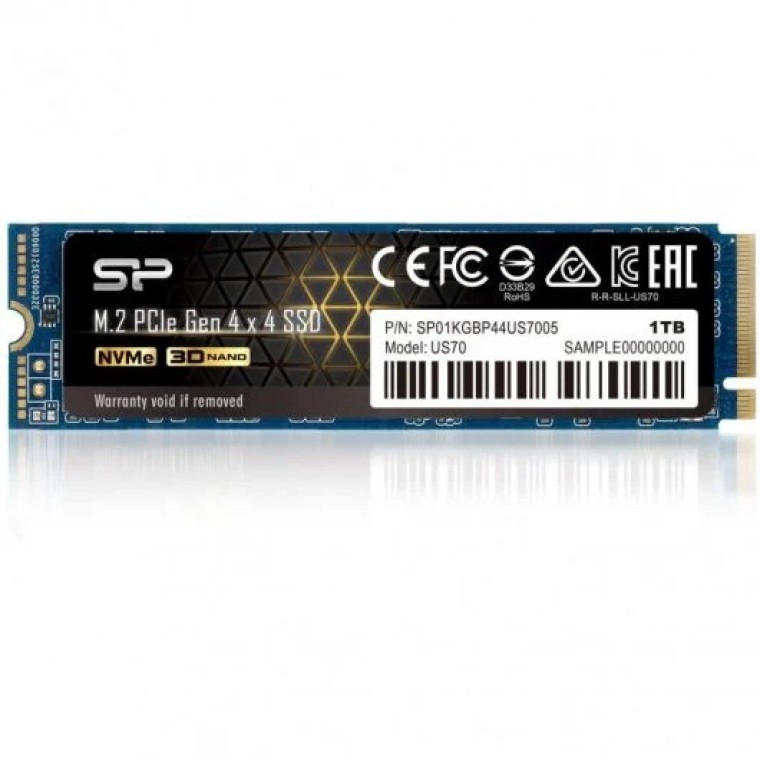 Silicon Power US70 SSD 1TB M.2 NVMe PCIe Gen 4x4 3D NAND