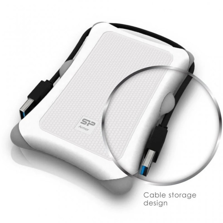 Silicon Armor A30 2.5" 2TB USB 3.2 Blanco