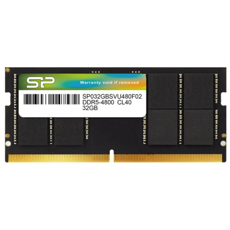 Silicon Power SP032GBSVU480F02 SODIMM DDR5 4800MHz 32GB 1x32GB DDR5 CL40