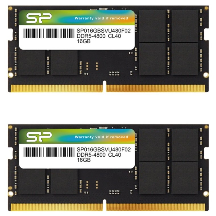 Silicon Power SP032GBSVU480F22 SODIMM DDR5 4800MHz 32GB 2x16GB CL40