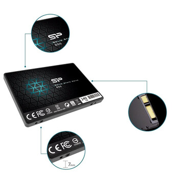 Disco Duro Silicon Power Slim S55 2.5" 240GB SSD SATA 3