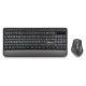 NGS Spell Kit Ergonómico de Teclado Qwerty Portugués + Ratón Inalámbricos Multidispositivo Bluetooth