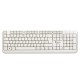 NGS Spike Teclado USB Multimedia Plug & Play 1.4m Qwerty Español Blanco