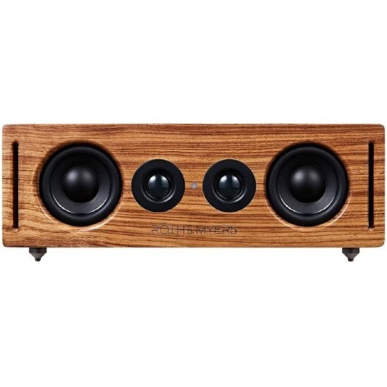 Röth & Myers Bosk Altavoces WiFi/Blueetoh 70W Madera de Zebrano