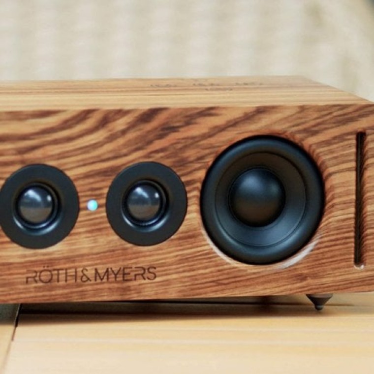 Röth & Myers Bosk Altavoces WiFi/Blueetoh 70W Madera de Zebrano