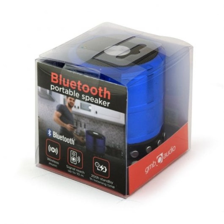 Gembird SPK-BT-08-B Altavoz Bluetooth 3w Azul