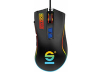 Sparco Line Ratón Gaming RGB con Cable 7200DPI Negro